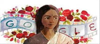 Google Doodle lauds P.K. Rosy - 120th Birthday!!!